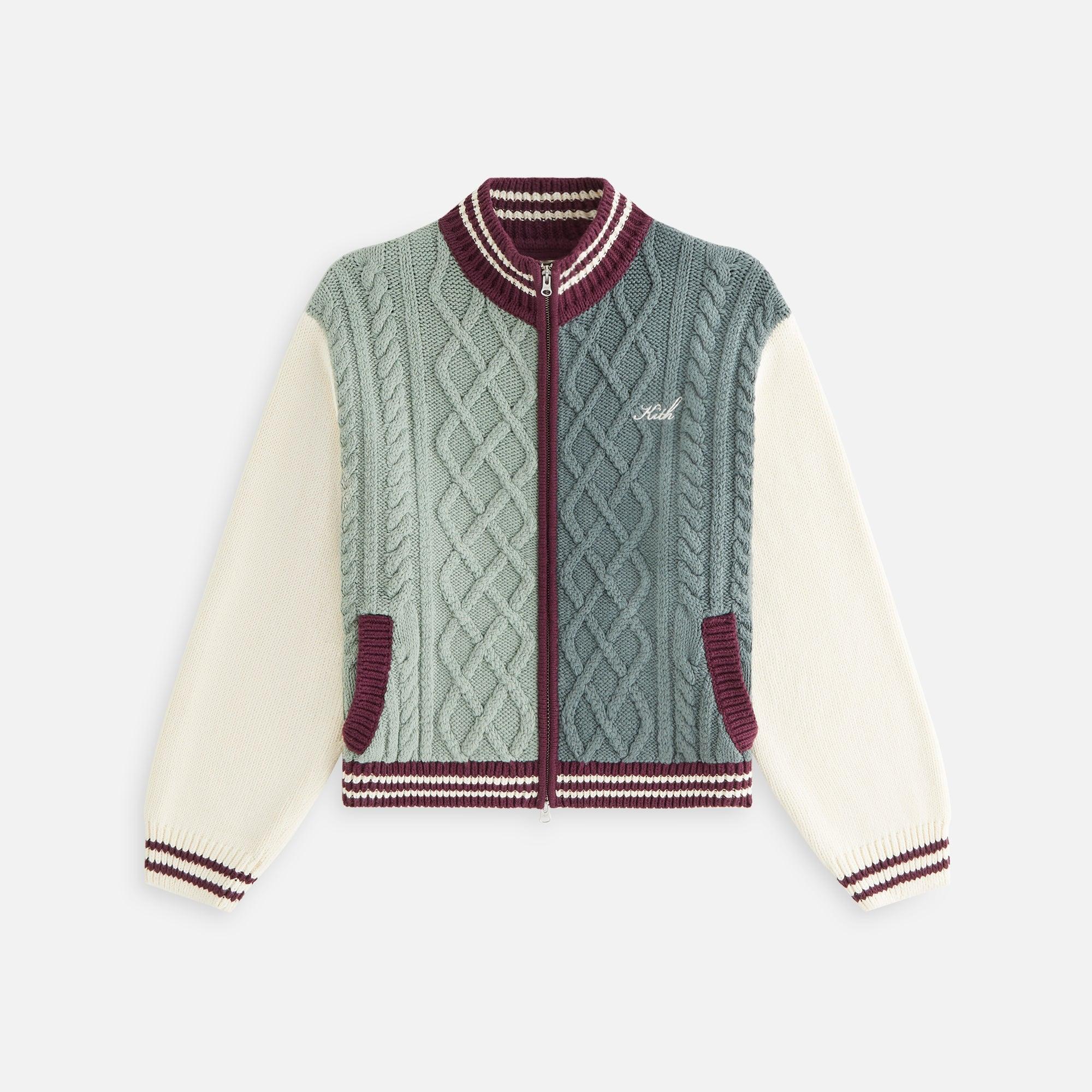 Kith Women Wyler Blocked Full Zip Sweater - Virtue Female Product Image