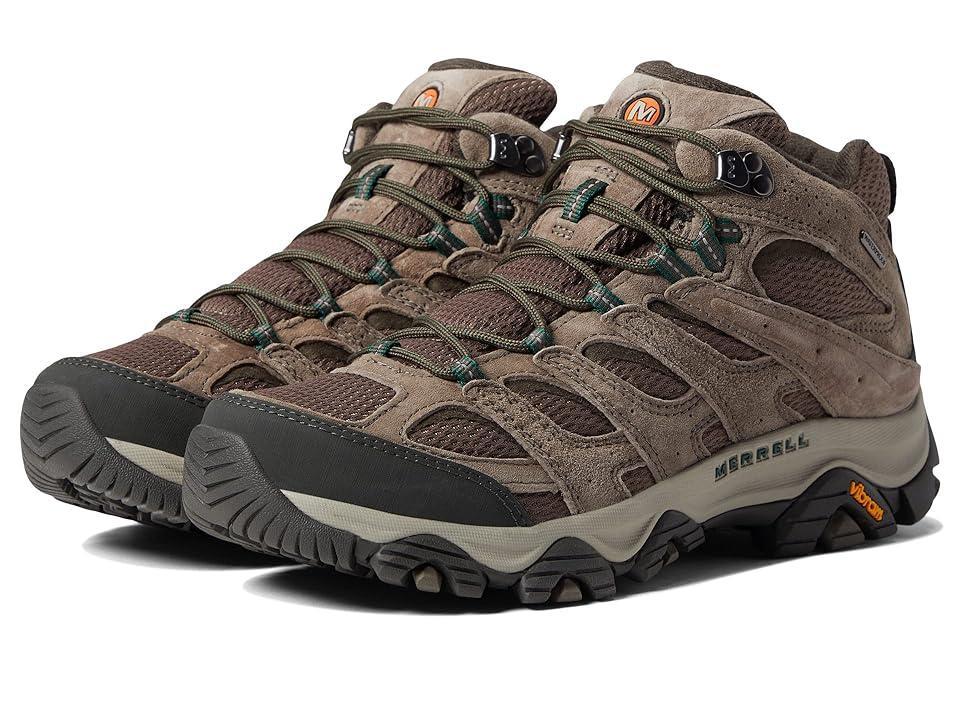 Merrell Moab 3 Mid Waterproof (Boulder) Men's Shoes Product Image