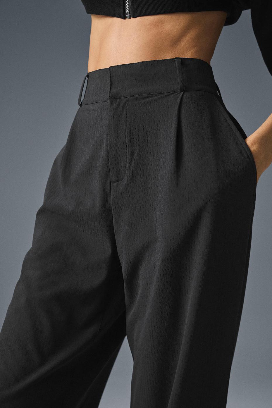 High-Waist Dreamscape Trouser (Regular) - Black Female Product Image