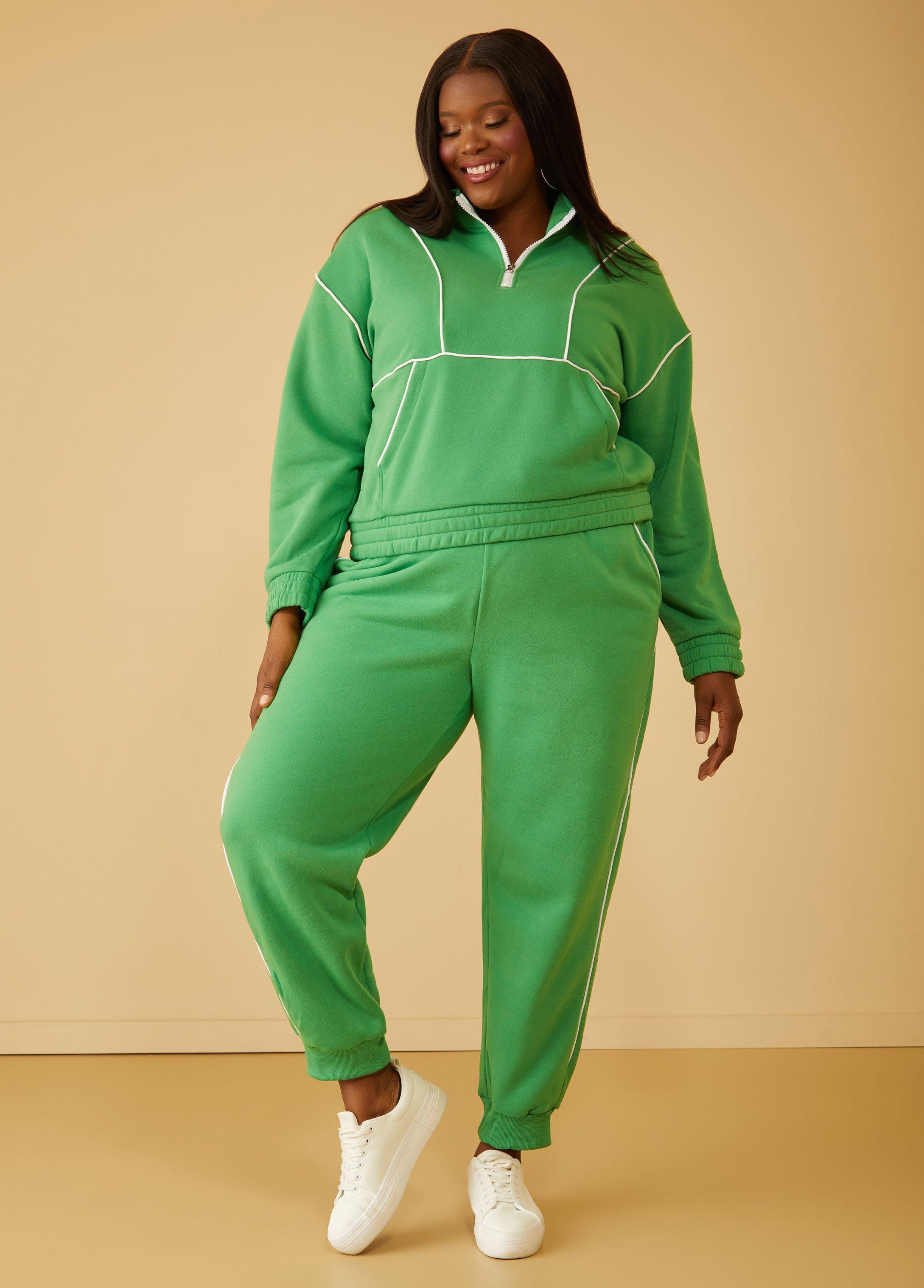 Piped Fleece Pullover Product Image