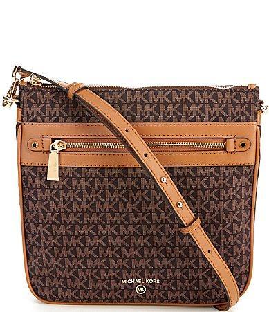 Michael Kors Jet Set Large Logo Print Crossbody Product Image