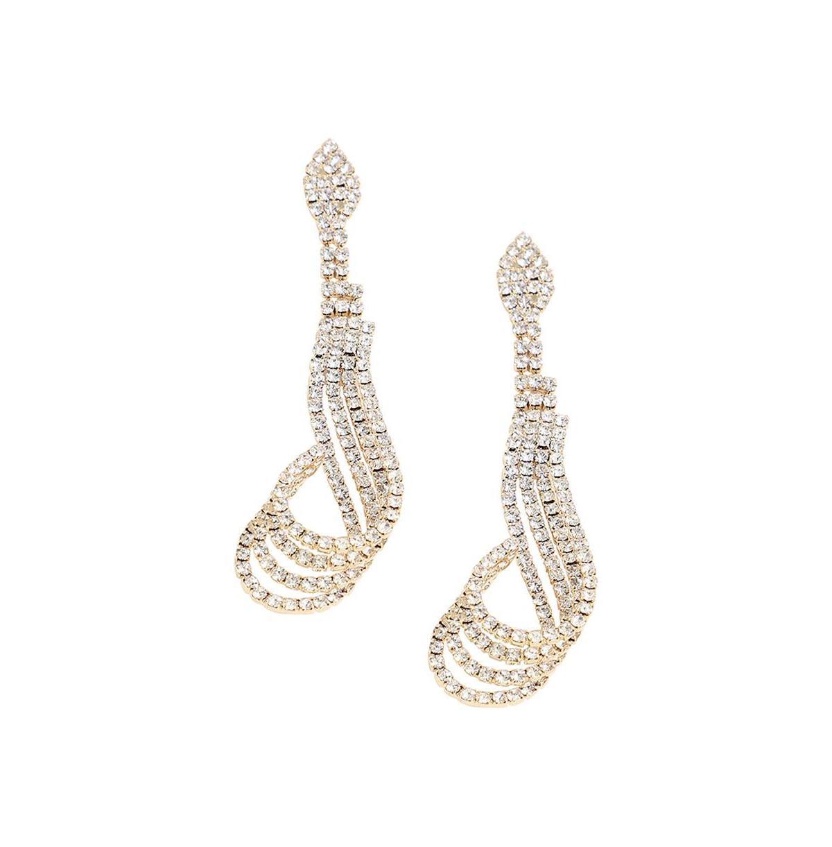 Sohi Womens Bling Drop Earrings Product Image