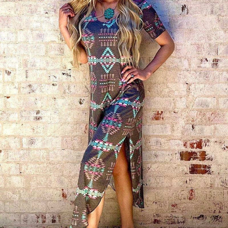 Aztec Heights Maxi Dress Product Image