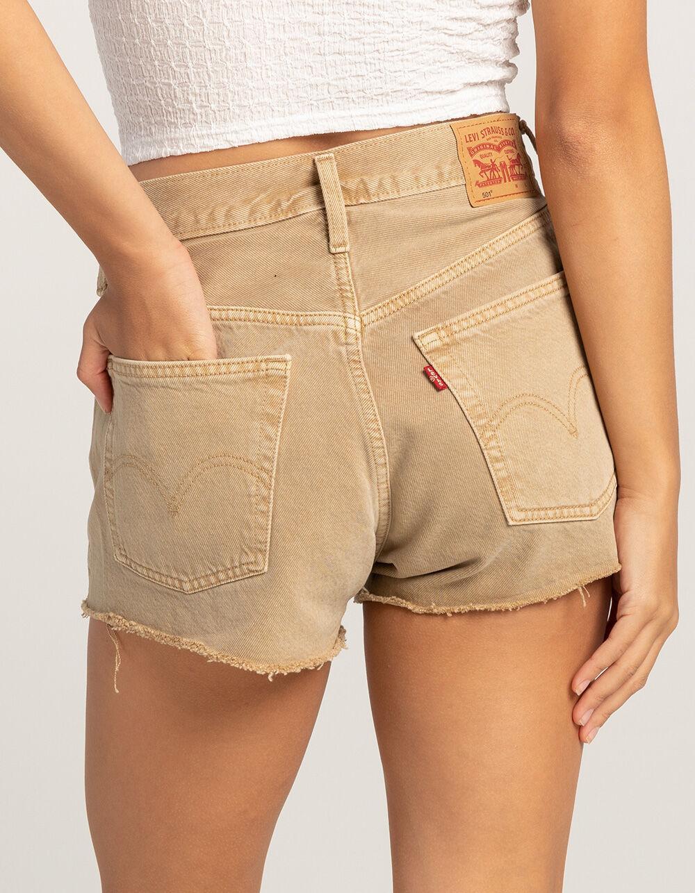 LEVI'S 501 High Rise Womens Denim Shorts - Dusty Safari Product Image