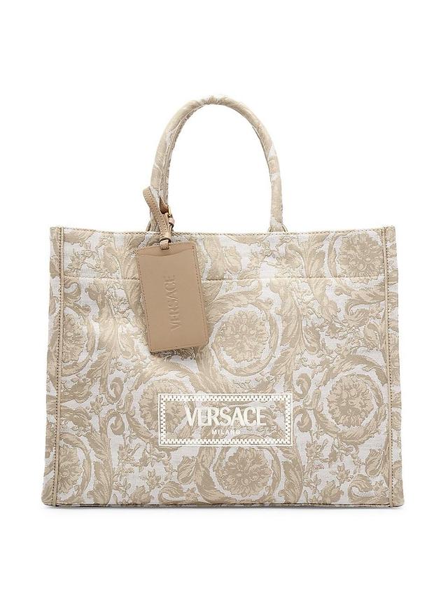 Mens Barocco Jacquard Tote Bag Product Image