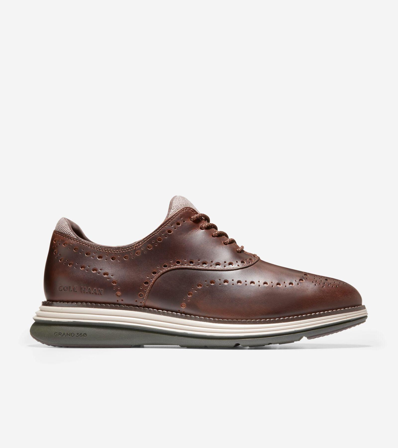 Cole Haan Mens riginal Grand Ultra Wingtip Oxford Shoes - Brown Size 9.5 Product Image