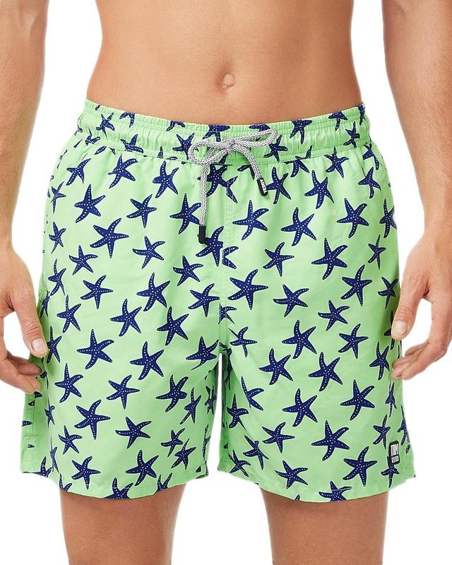 Tom & Teddy Starfish Print Swim Trunks Product Image