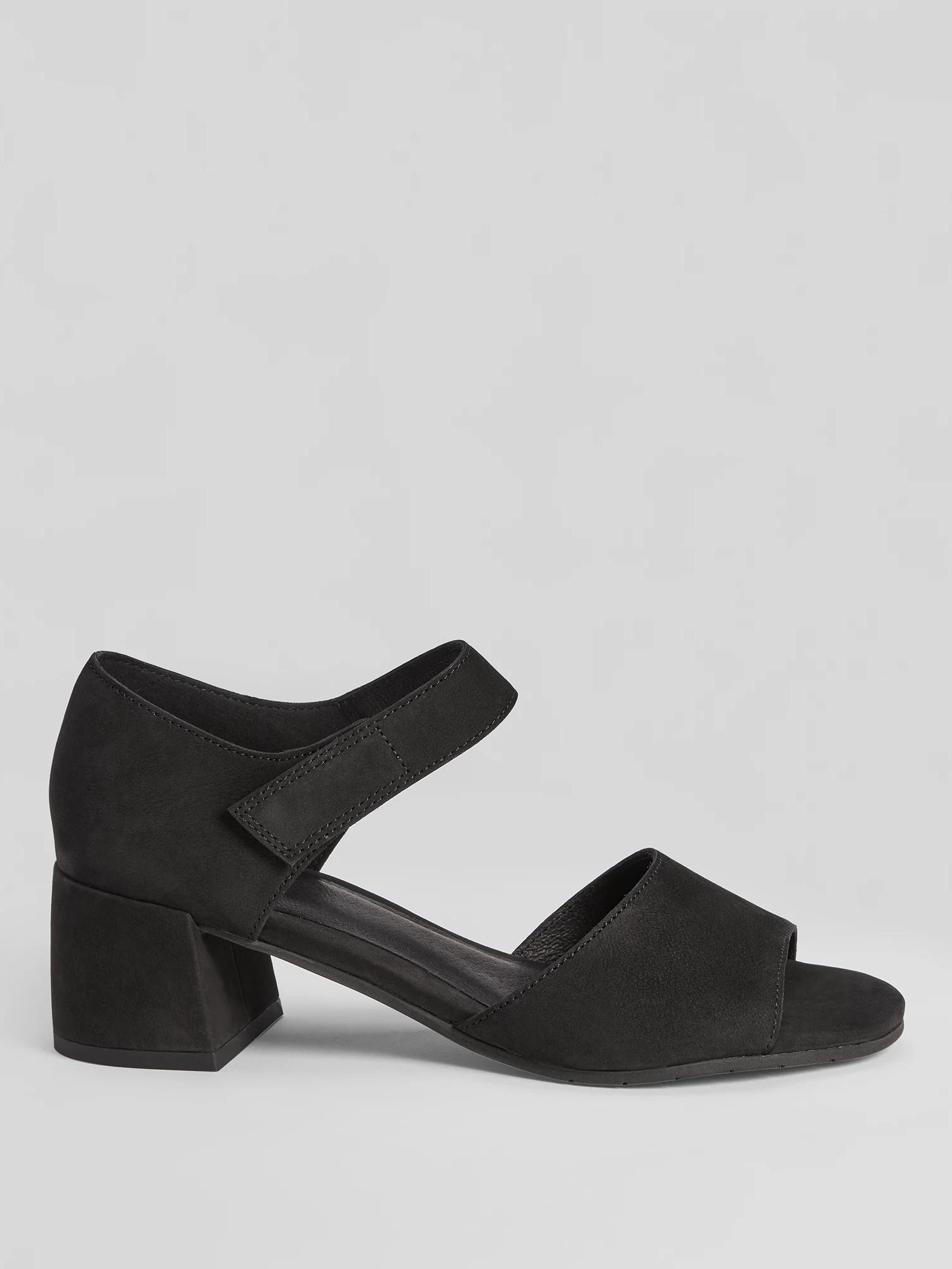 EILEEN FISHER Fey Tumbled Nubuck Leather Sandalfemale Product Image