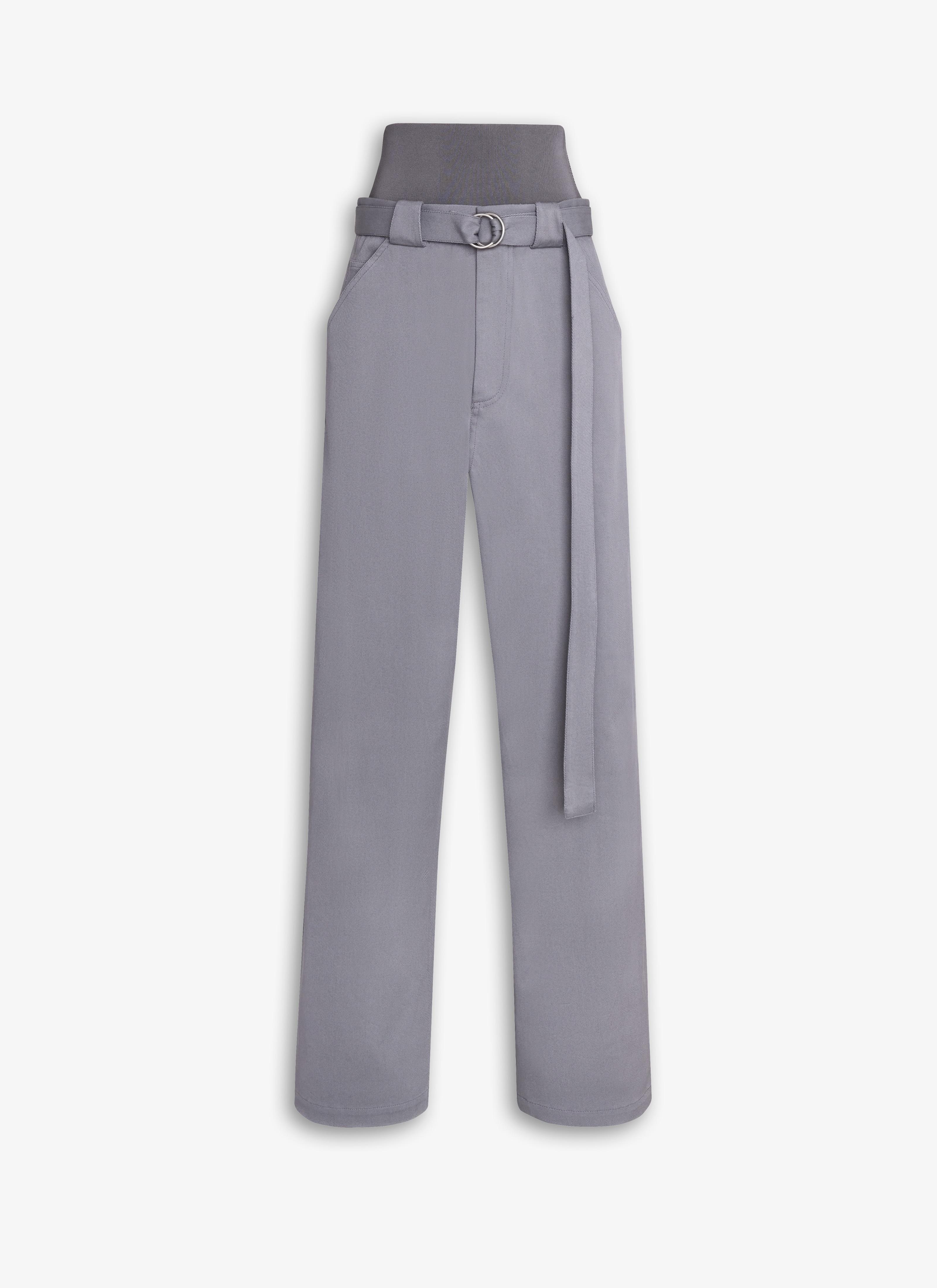 CARGO TROUSERS WITH KNIT BAND Product Image