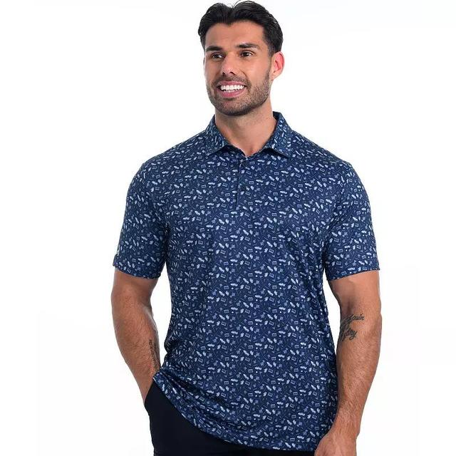 Mens Antigua Driven Polo Nautical Blue Product Image