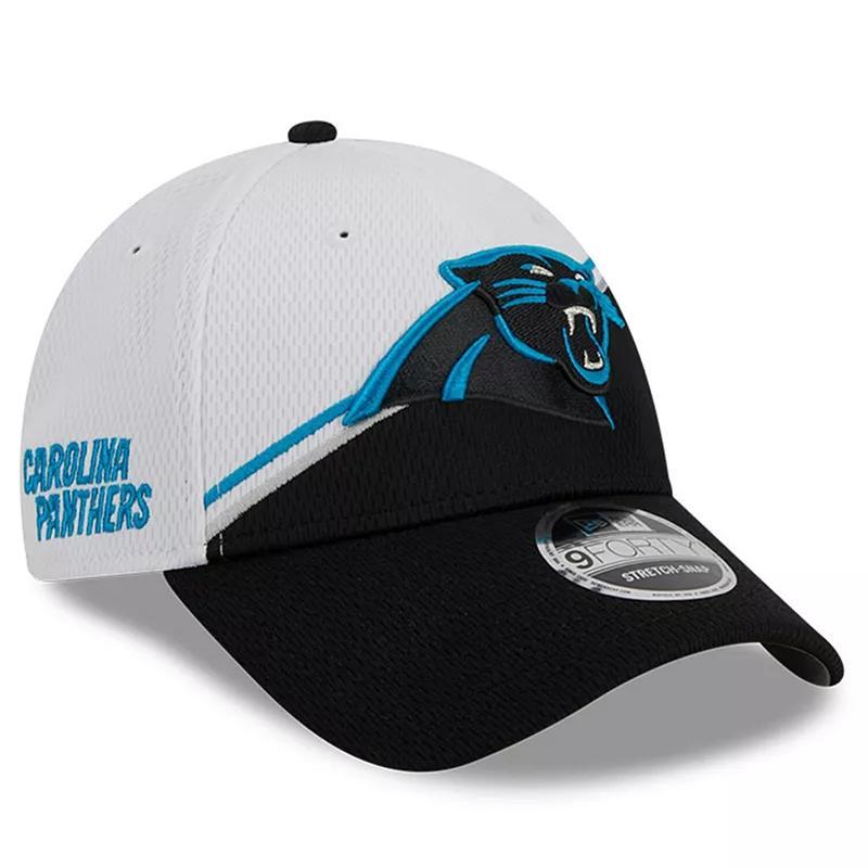 Mens New Era White Carolina Panthers 2023 Sideline 9FORTY Adjustable Hat - White Product Image