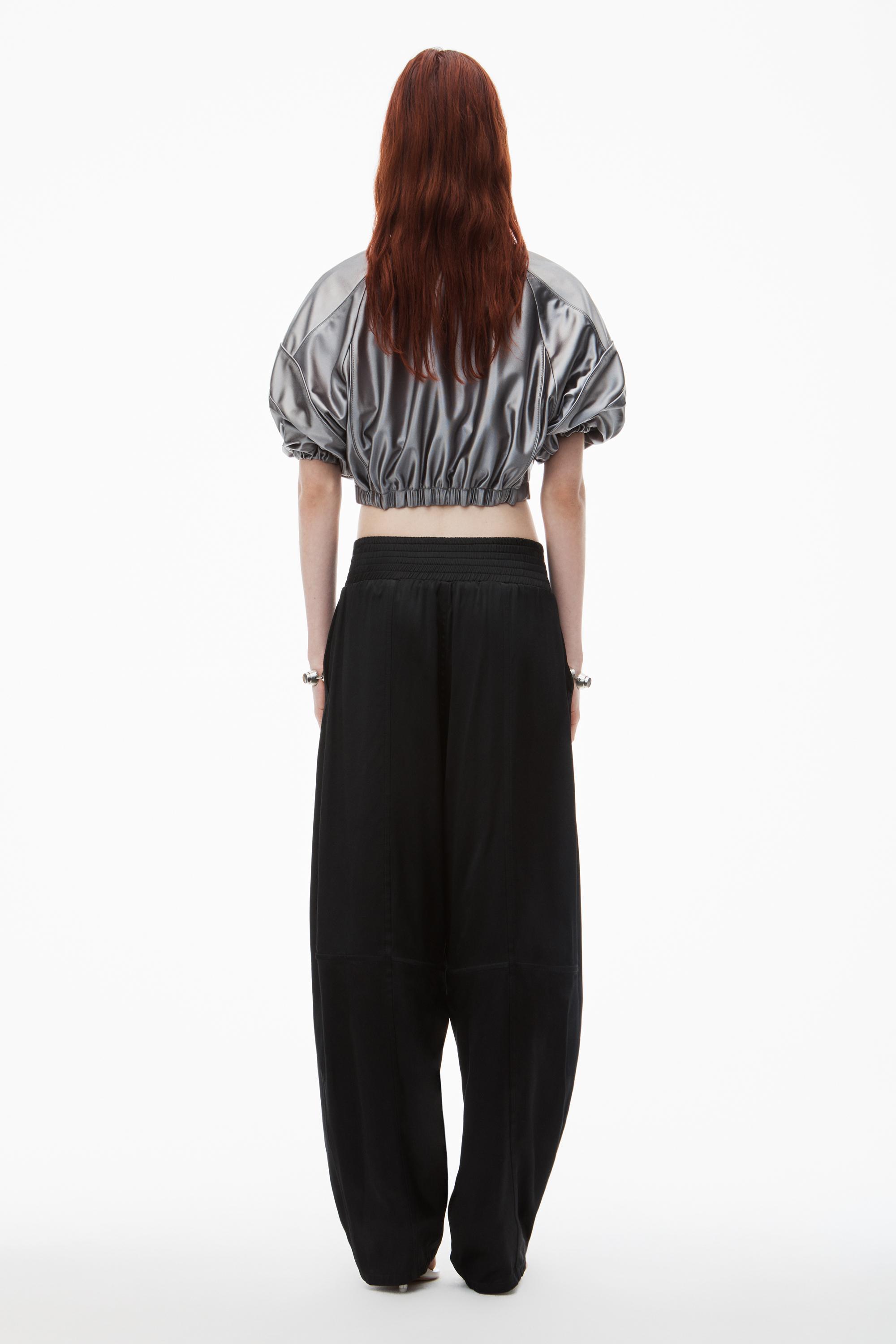 Wide Leg Pant In Satin Jersey Product Image