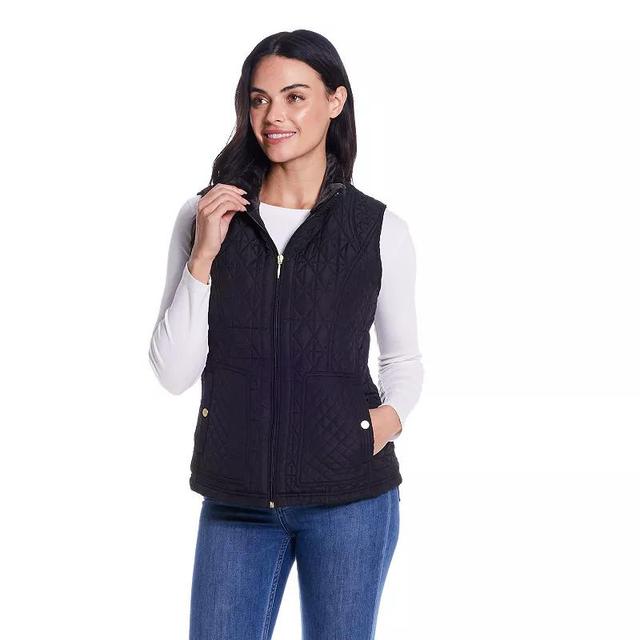 Womens Weathercast Multi Quilted Plush Lined Vest Product Image