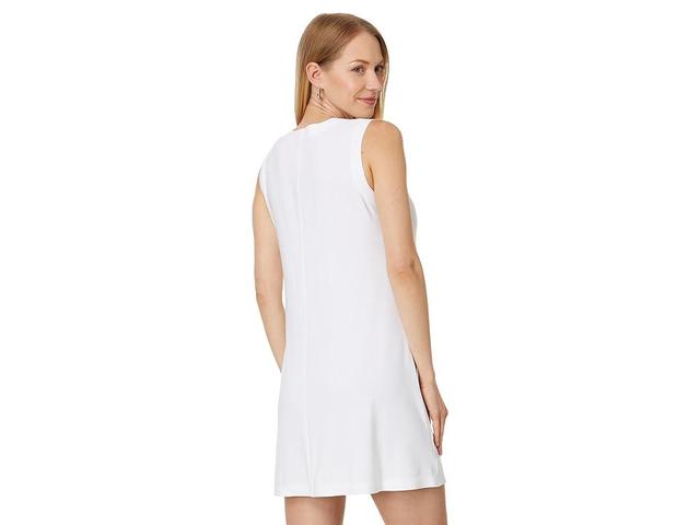 Norma Kamali Sleeveless Swing Mini Dress (Snow ) Women's Dress Product Image