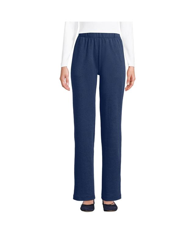 Lands End Womens Sport Knit High Rise Elastic Waist Pants Product Image