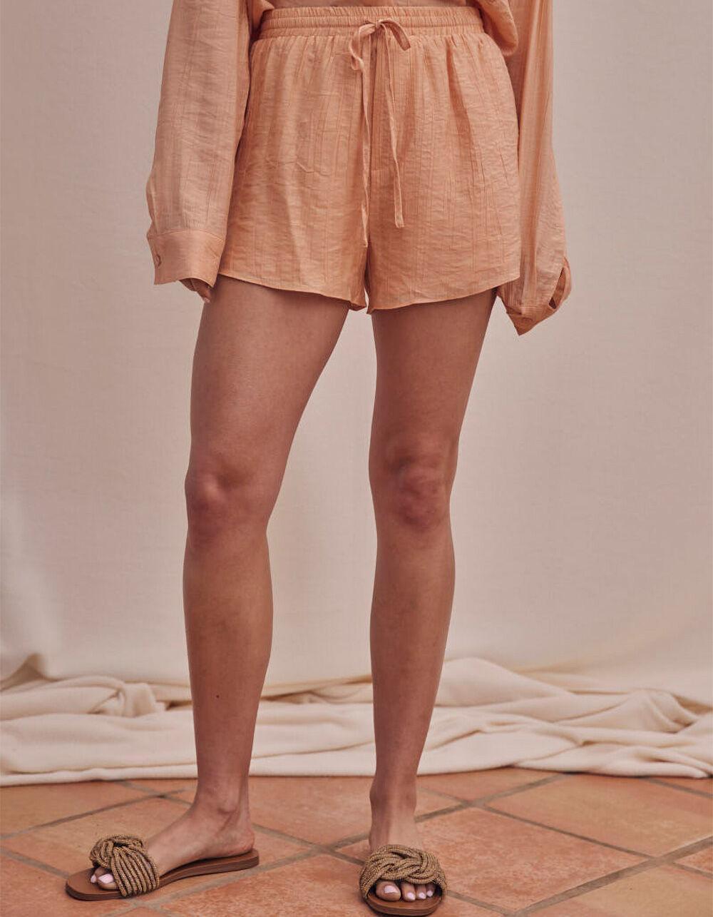 WEST OF MELROSE Textured Pull On Womens Shorts Product Image