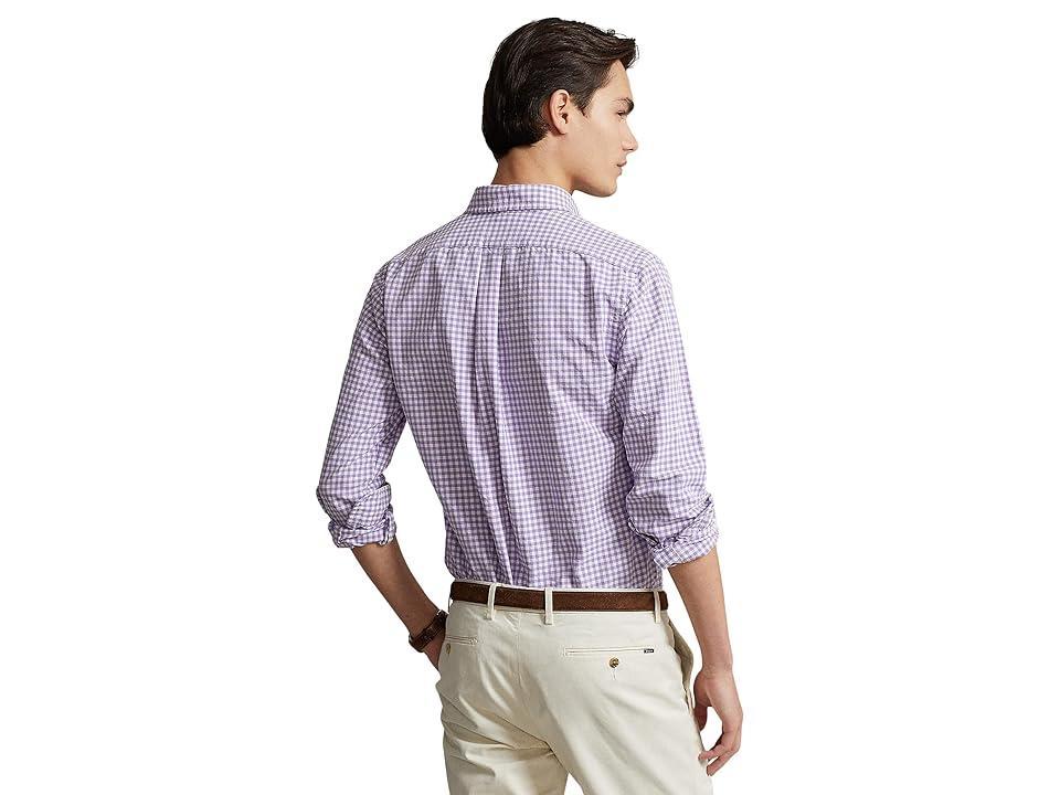 Polo Ralph Lauren Classic Fit Gingham Oxford Shirt Men's Clothing Product Image