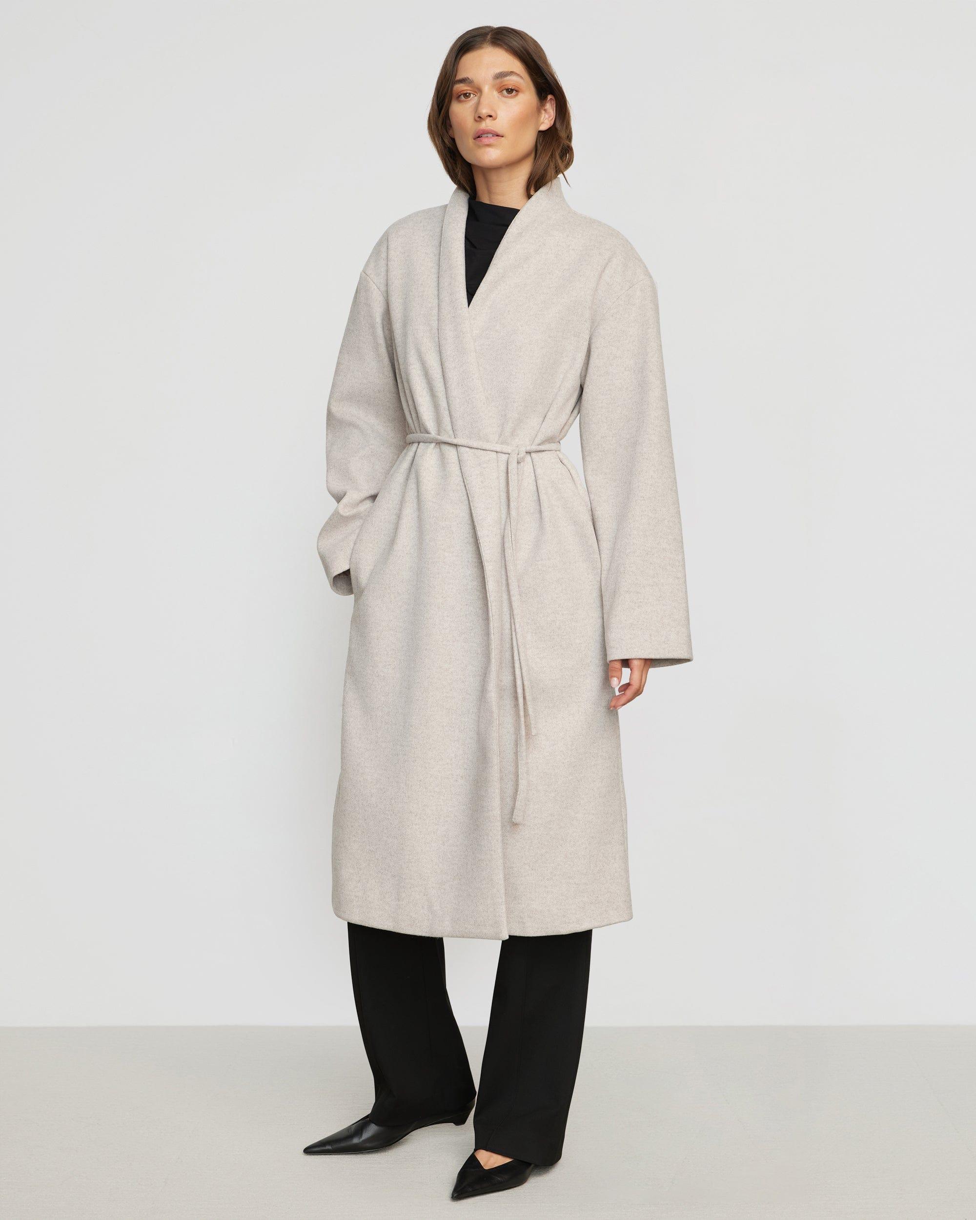 Reagan Oversized Tie-Front Coat Product Image