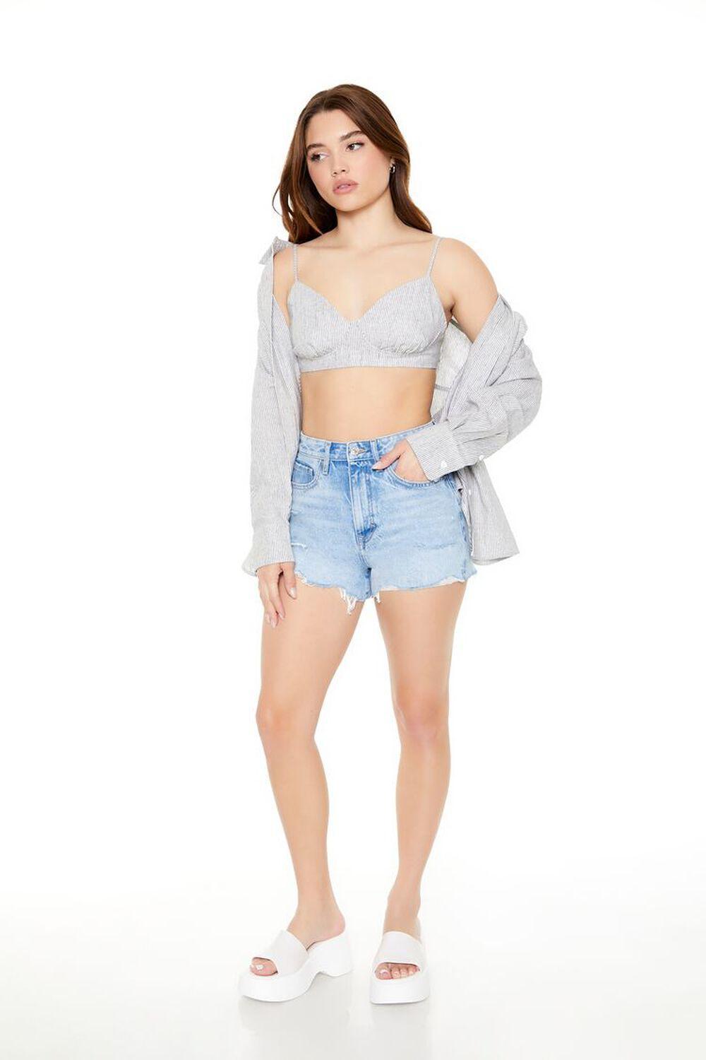 Striped Triangle Bralette | Forever 21 Product Image