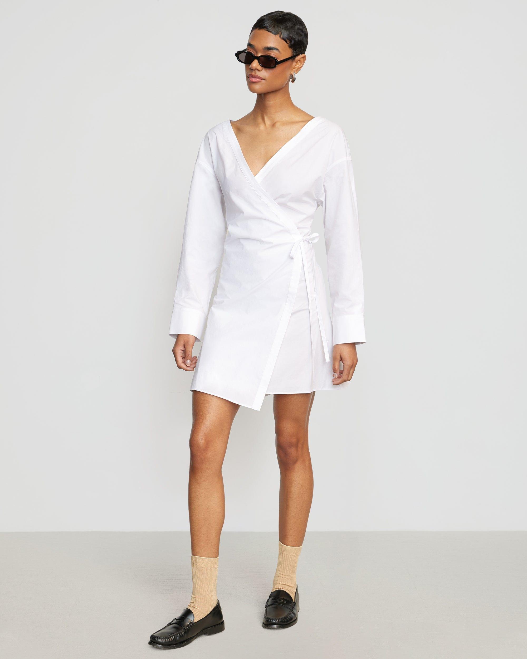 Ari V-Neck Wrap Dress Product Image