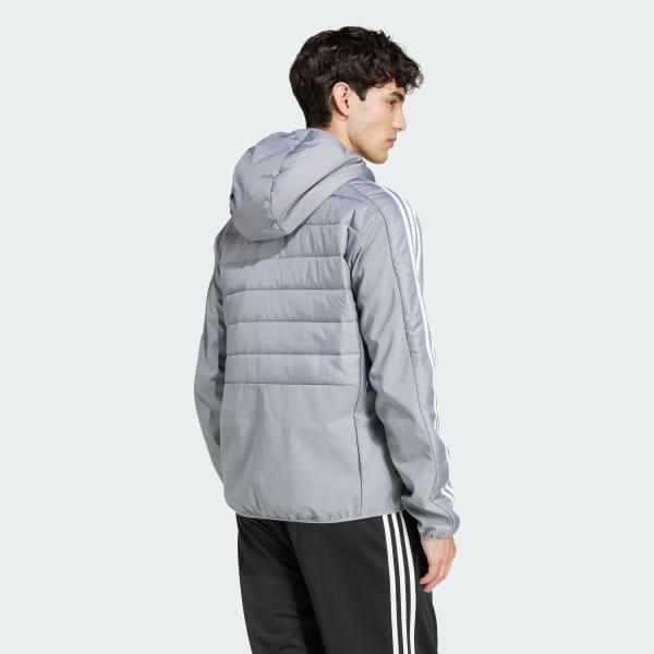 Essentials 3-Stripes Insulated Hooded Hybrid Jacket Product Image