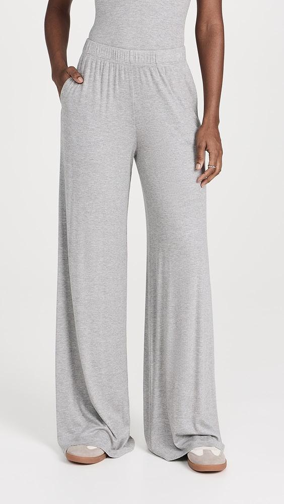 SPRWMN Rib Wide Leg Pants | Shopbop Product Image