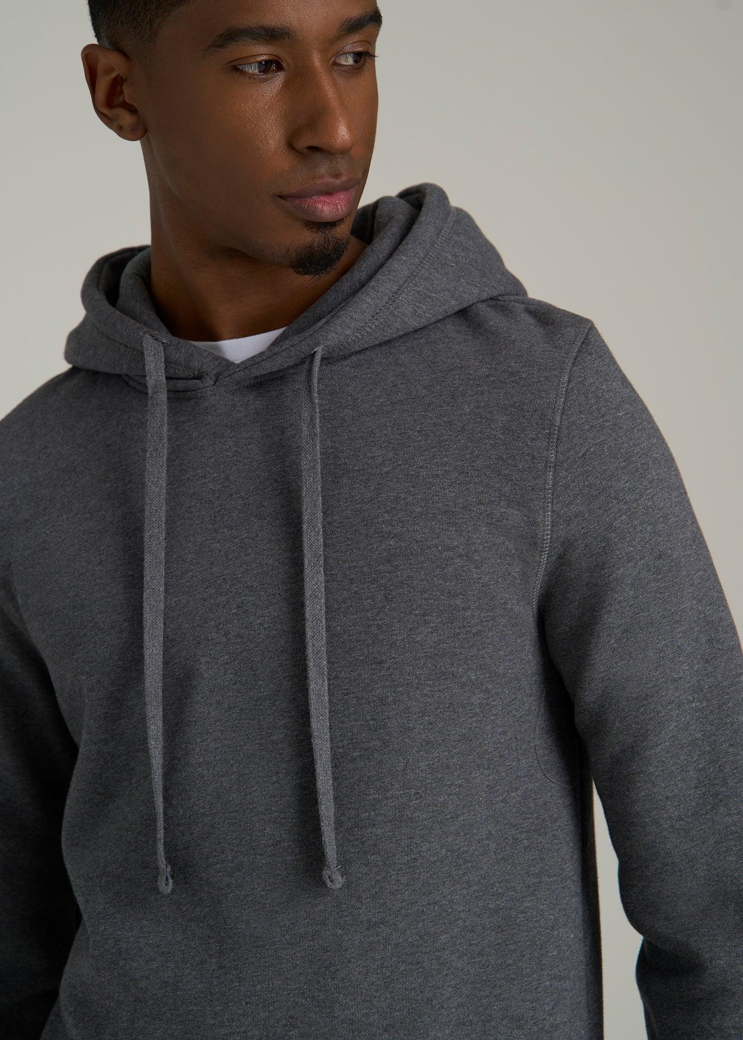 Wearever 2.0 Fleece Hoodie for Tall Men in Charcoal Mix Male Product Image