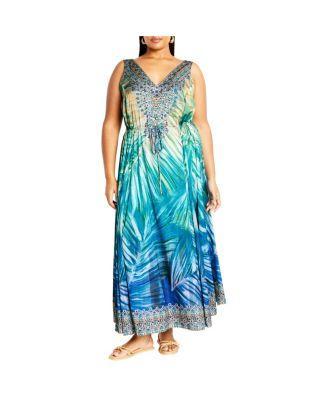 Plus Size Afterglow Maxi Dress Product Image