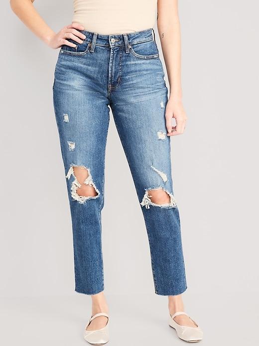 Curvy High-Waisted OG Straight Ankle Jeans product image