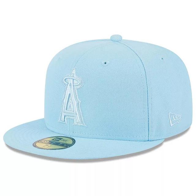 Mens New Era Blue Los Angeles Angels 2023 Spring Color Basic 59FIFTY Fitted Hat Product Image