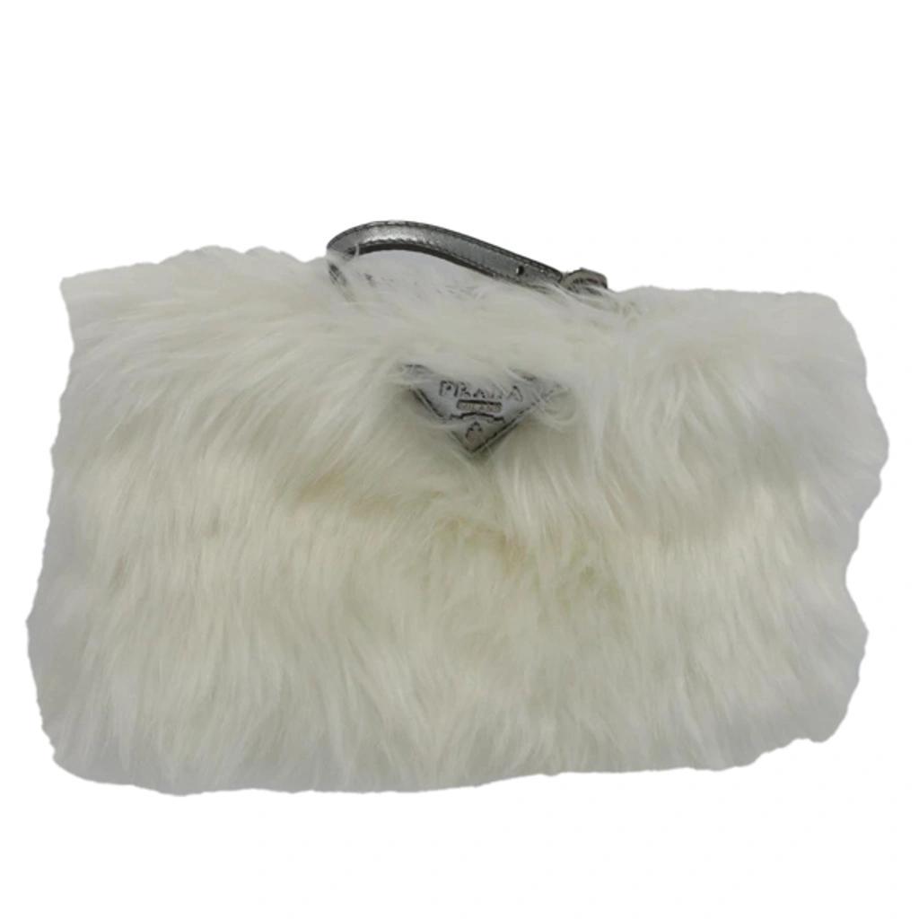 White Fur Clutch Bag () Product Image