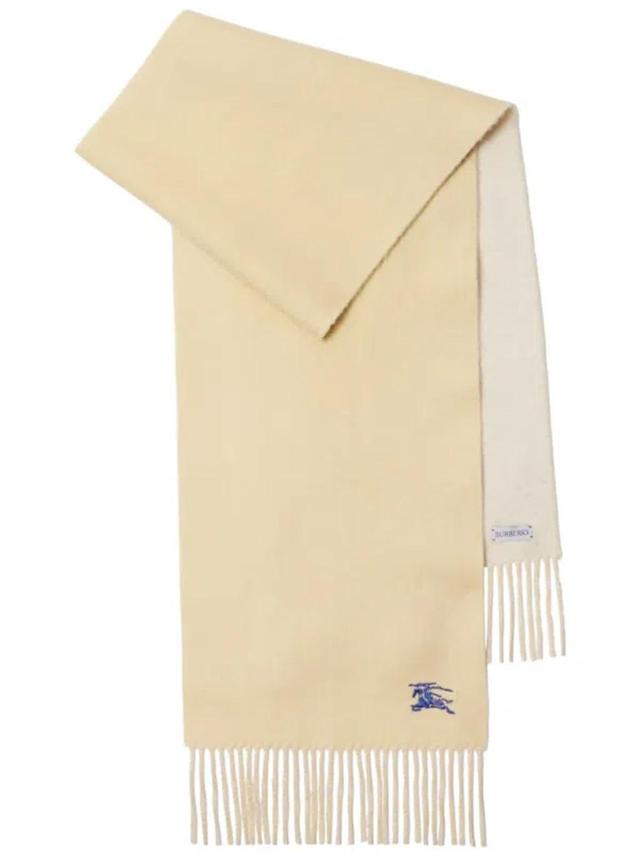 BURBERRY Reversible Cashmere Scarf In Neutrals Product Image