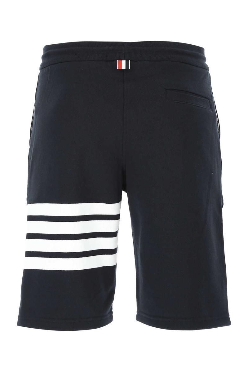 Blue Cotton Shorts Product Image