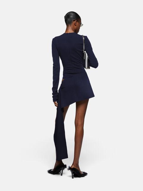 Navy blue mini dress Product Image