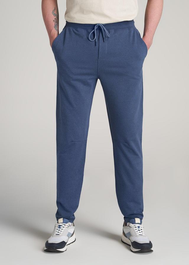 A.T.  Performance French Terry Sweatpants for Tall Men in Tech Navy Mix Product Image