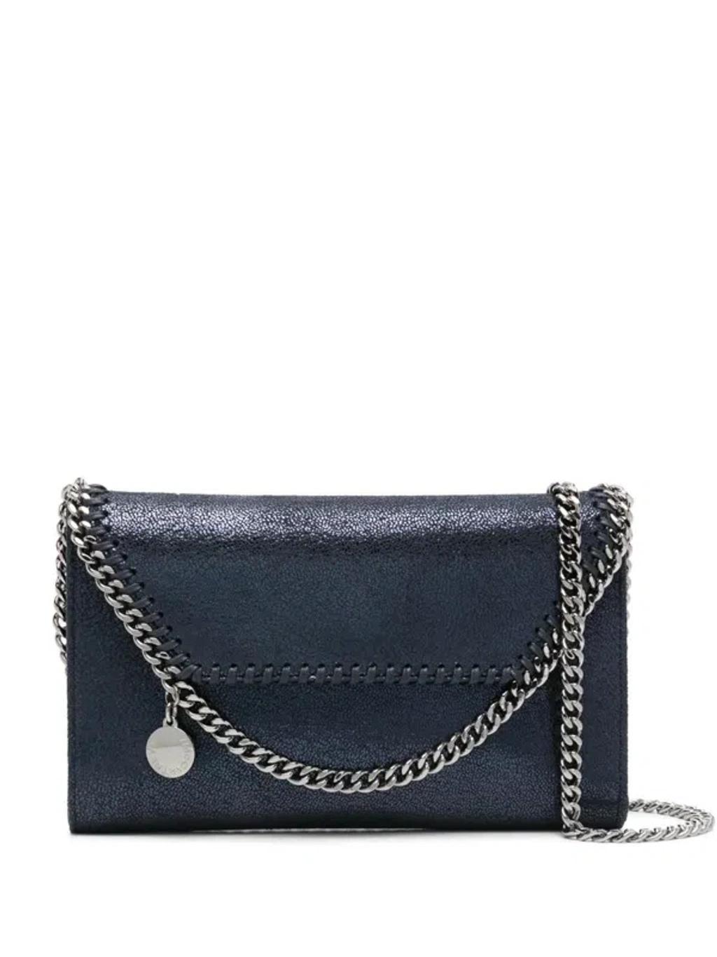 Mini Falabella Crossbody Bags In Blue Product Image