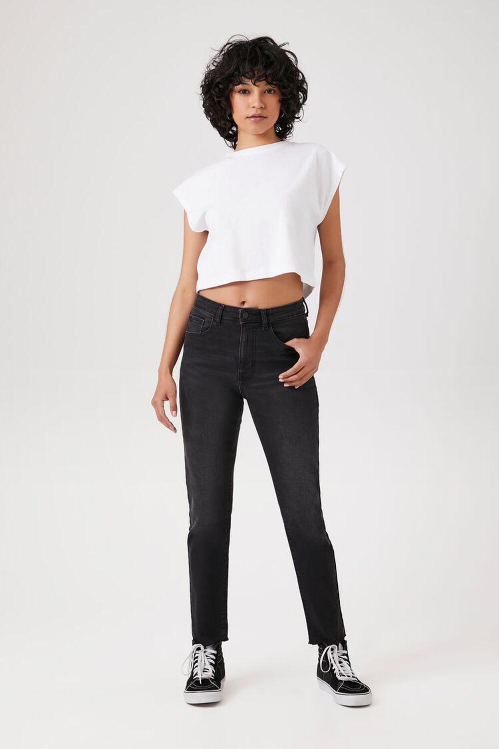 High-Rise Mom Skinny Jeans | Forever 21 Product Image