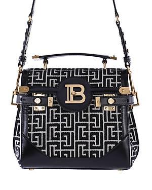 Balmain BBuzz 23 Monogram Jacquard Satchel Product Image