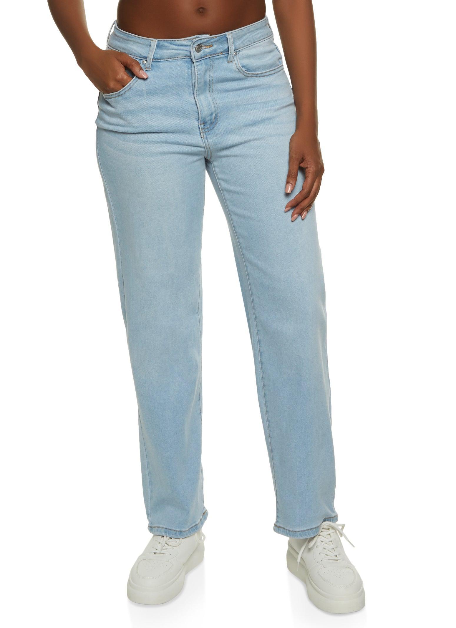 Womens WAX Straight Leg Jeans Product Image