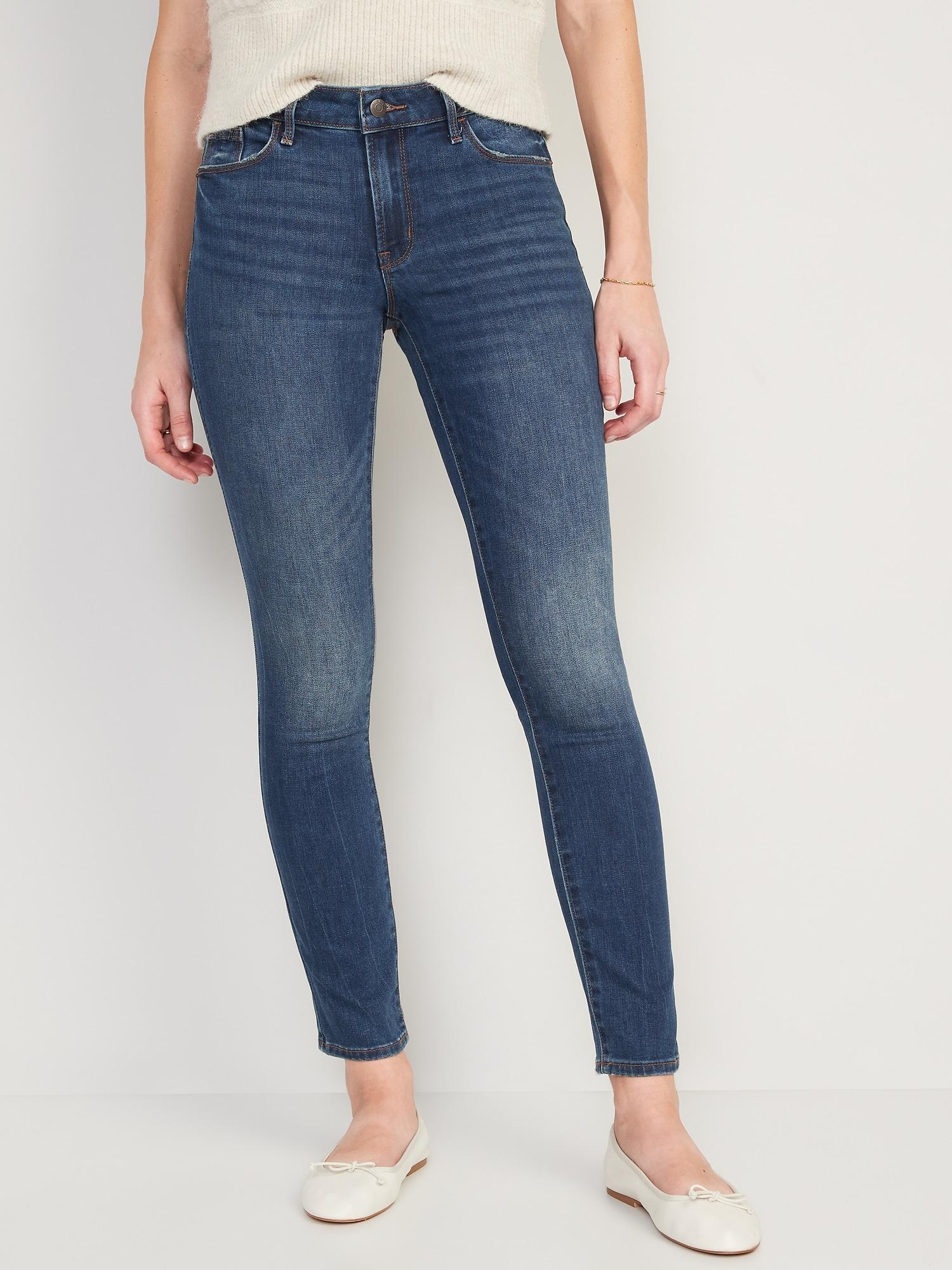 Mid-Rise Pop Icon Skinny Jeans for Women Product Image