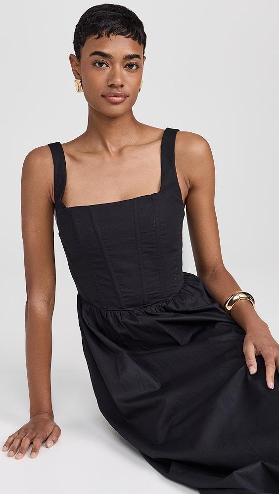 DRESS TO Draped Midi Dress | Shopbop Product Image