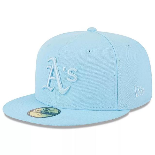 Mens New Era Oakland Athletics 2023 Spring Color Basic 59FIFTY Fitted Hat Product Image