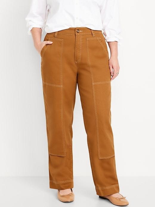 High-Waisted Utility Pants Product Image