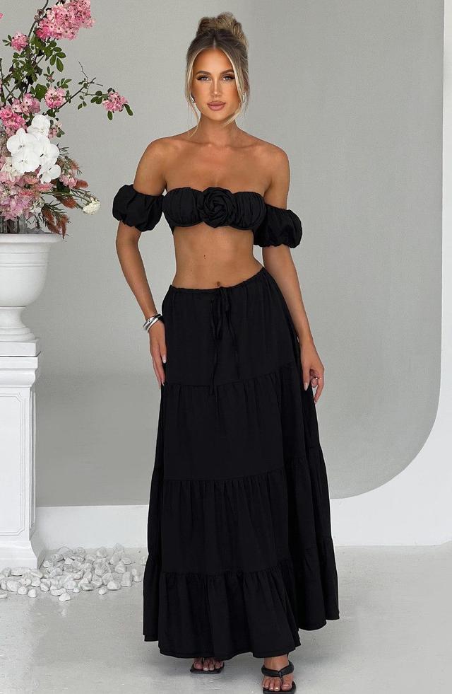 Carmen Maxi Skirt - Black Product Image