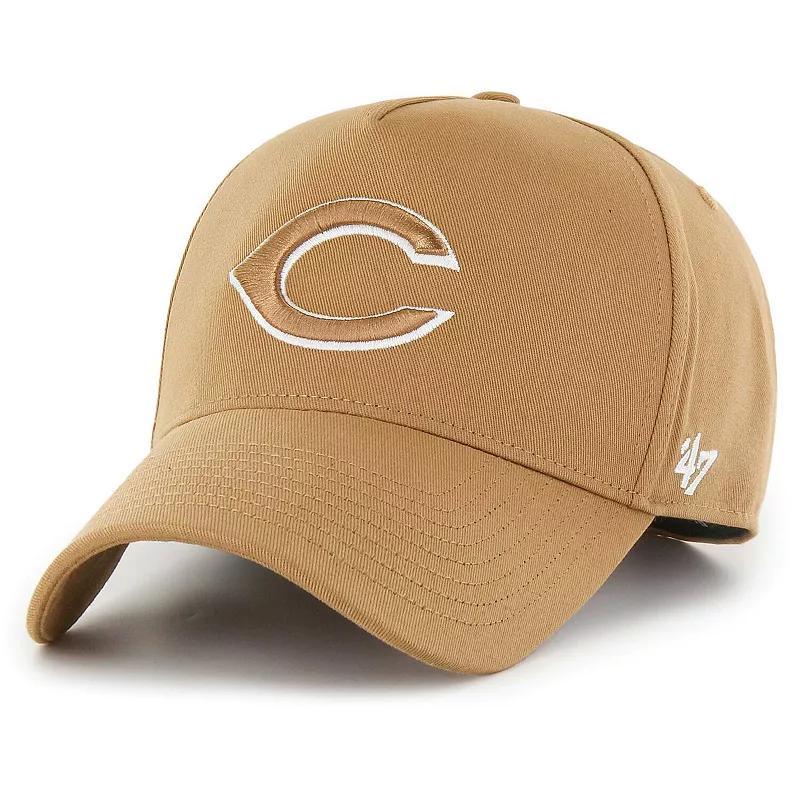 Mens 47 Khaki Cincinnati Reds Ballpark MVP A-Frame Adjustable Hat Product Image