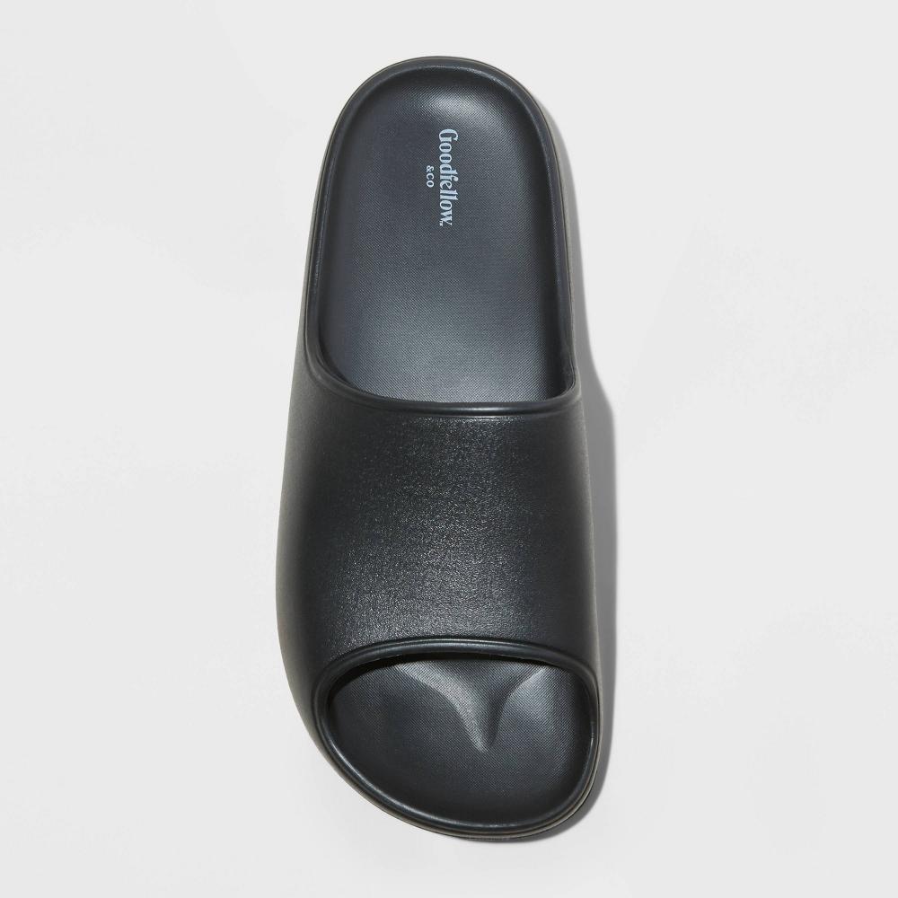 Mens Joshua Slide Sandals - Goodfellow & Co Black 9 Product Image