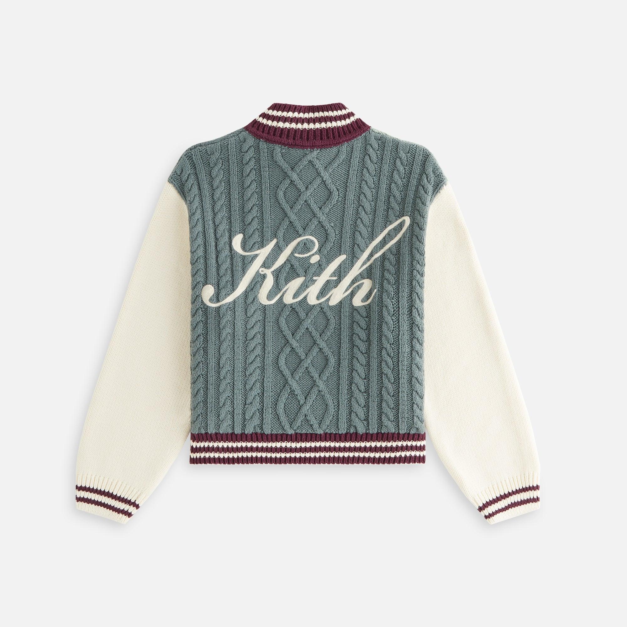 Kith Women Wyler Blocked Full Zip Sweater - Virtue Female Product Image