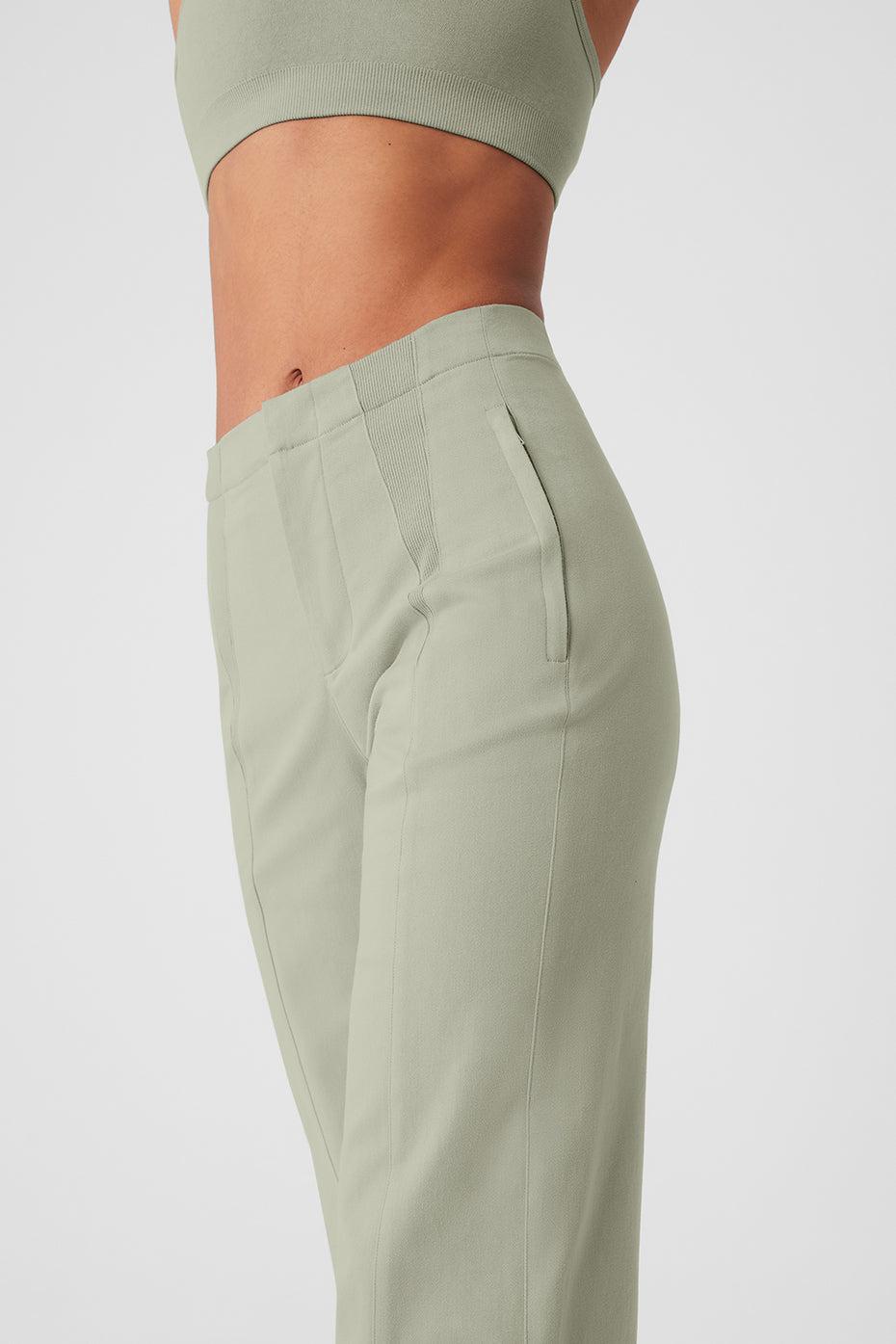 High-Waist On Point Moto Trouser - Limestone Female Product Image