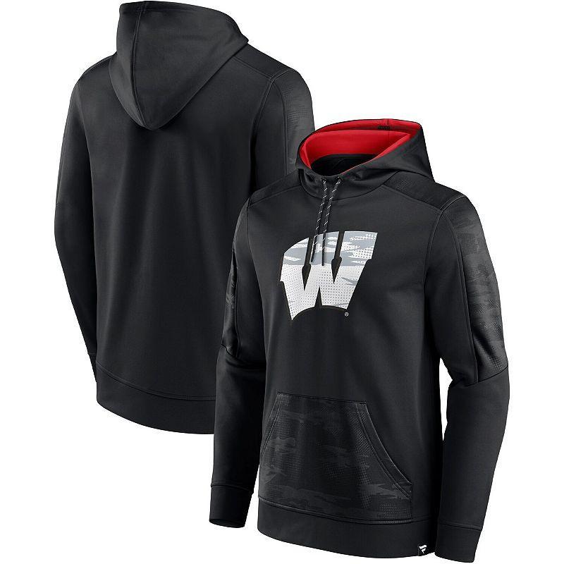 Mens Fanatics Branded Wisconsin Badgers On The Ball Pullover Hoodie Product Image