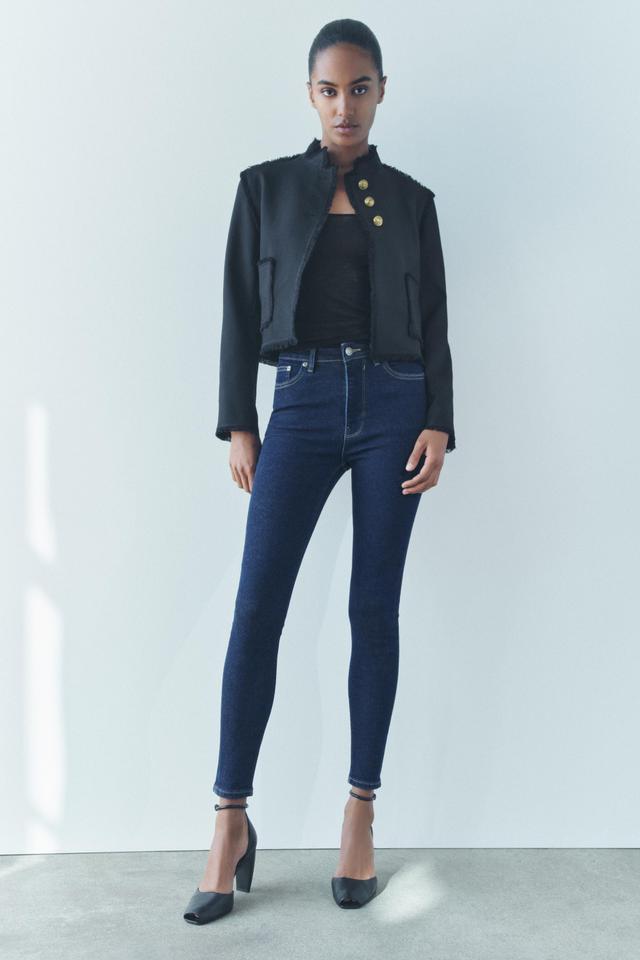 HIGH WAIST SKINNY JEANS ZW COLLECTION Product Image